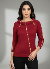 Chest 18 Length 24 Trendy Western Branded Winter Wear Top