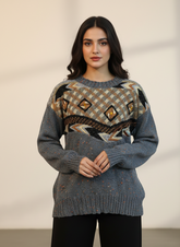 Chest 19 Length 27 Branded Winter Wool Sweater for Girls