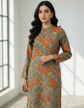 Chest 18 Length 36 Fabric Silk Premium Summer Long Tops for Women – Western Style