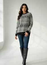 Chest 18 Length 25 Soft Fabric Women Winter Sweater – Imported