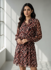 Chest 18 Length 35 Fabric Silk Casual Western Long Top for Women – Summer Wear