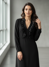 Chest 18 Length 34 Fabric Silk Western Fashion Women Long Tops – Cool Summer Wear