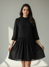 Chest 17 Length 34 Fabric Chiffon Stylish Imported Summer Long Top for Women