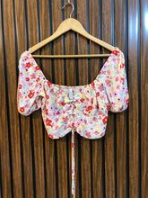 Chest small Lenght 14 Fabric cotton silk Elegant Western Style Crop Tops