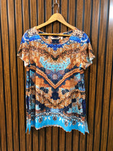 Chest 20 Lenght 28 Fabrc linen Casual Wear Women Half Sleeve Tops