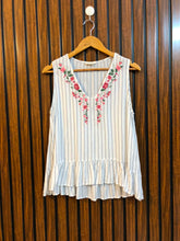 Chest 17 Lenght 20 to 23 Fabric linen Imported Ladies Fashion Top