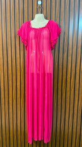 Chest 22 Length 55 Fabric Net Modern Women's Long Maxi Dresse