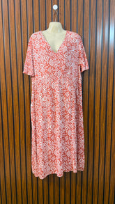 Chest 25 Length 50 Fabric Rayon Branded Women's Fashion Maxi Dresses