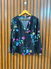 Chest 18 Lenght 22 Fabric linen Women's Chic Full Sleeve Top