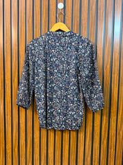 Chest 19 Length 23 Sleeve Fabric Chiffon Other Fabric Silk Jersey Western Branded Women's Full Sleeve Top