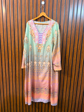 Chest 19 Length 47 Fabric Silk Women's Elegant Long Top