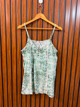 Chest 20 Length 26 Fabric Linen Women's Chic Sleeveless Top