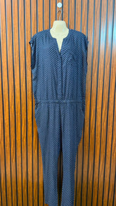 Chest 24 Length 62 Fabric Linen Women's Smart Long Jumpsuit