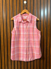 Chest 21 Length 27 Fabric Cotton Branded Womens Sleeveless Top