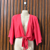 Chest midium Lenght 16 Fabric linen Womens Crop Top