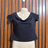 Chest 20 Length 15 Fabric Jersey Western Branded Womens Crop Top Wear