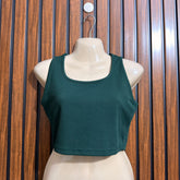 Chest 19 Length 14 Fabric Jersey Western Branded Womens Crop Top Online Store
