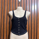 Chest 18 Length 18 Fabric Jersey Western Branded Womens Crop Top Clothing