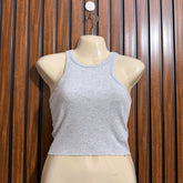 Chest 18 Length 15 Fabric Jersey Western Branded Womens Crop Top For Ladies