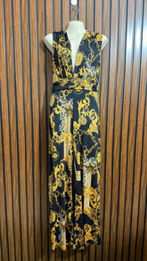 Chest 19 Lenght 57 Fabric Silk Jersey Womens Long Jumpsuit Collection