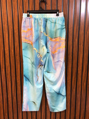 Waist 34  Lenght 37  Fabric silk Fashionable Women’s Slim Fit Trousers