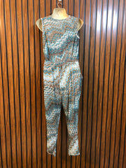 Chest 20  Length 49  Fabric Silk Jersey Comfortable Everyday Women’s Jumpsuits