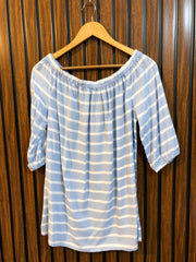 Chest 21  Length 24  Fabric Linen Branded Women Full Sleeve Top