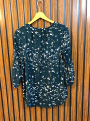 Chest 19  Length 24  Fabric Linen Western Women Full Sleeve Top