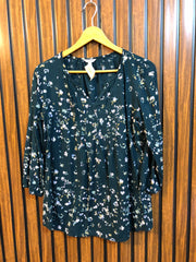Chest 19  Length 24  Fabric Linen Western Women Full Sleeve Top