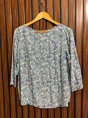 Chest 18  Lenght 23  Fabric cotton silk Elegant Women Full Sleeve Shirt