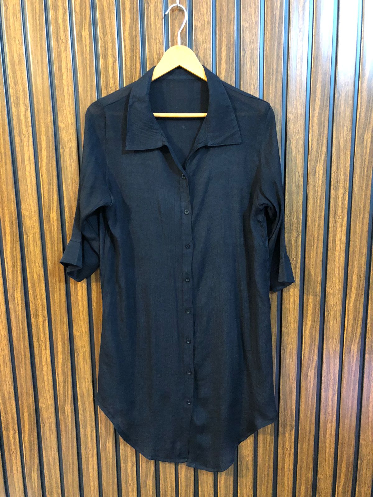 Chest 20  Lenght 35  Fabric Silk Modern Women Full Sleeve Top