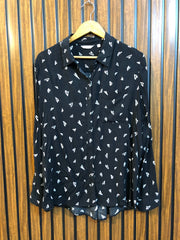 Chest 22  Length 26 to 29  Fabric linen Chic Western Full Sleeve Top for Girls