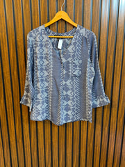 Chest 18  Length 24  Fabric Silk Trendy Seasonal Tops Collection