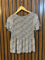 Chest 17  Lenght 21  Fabric linen New Arrival Women’s Half Sleeve Tops