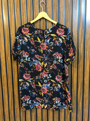 Chest 21  Lenght 27 to 28  Fabric chiffon Stylish Western Half Sleeve Tops for Women