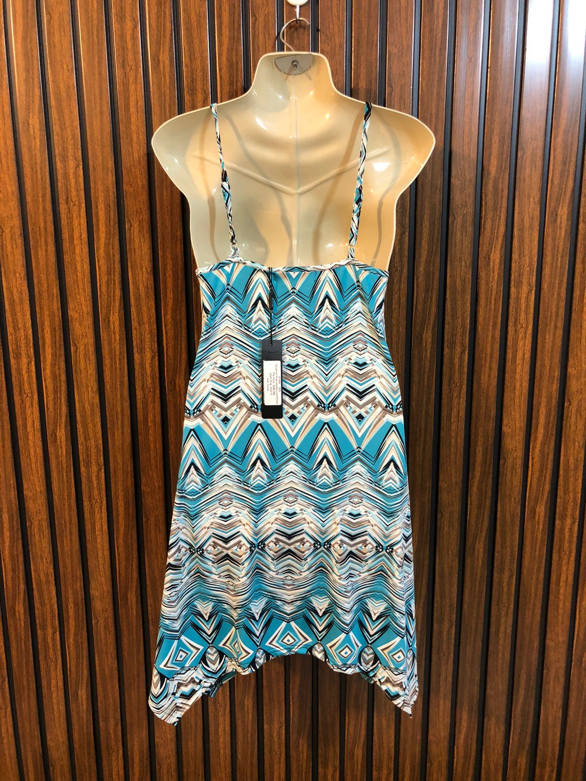 Chest 20  Length 36  Fabric Silk Jersey Chic Western Mini Dress for Modern Girls