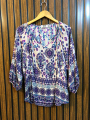 Chest 21  Length 23 To 24  Fabric Linen Simple & Elegant Women’s Shirt
