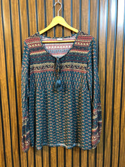 Chest 19  Length 28  Fabric Linen Trendy Western Outfit for Women