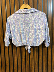Chest small  Lenght 14  Fabric linen Stylish Women’s Crop Tops