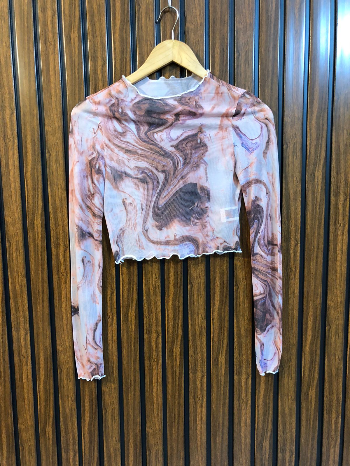 Chest 16  Lenght 14  Fabric net Fashionable Women’s Western Tops