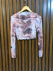 Chest 16  Lenght 14  Fabric net Fashionable Women’s Western Tops