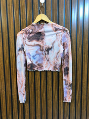 Chest 16  Lenght 14  Fabric net Fashionable Women’s Western Tops