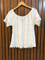 Chest 20  Lenght 22  Fabric net Imported Fashion Crop Tops