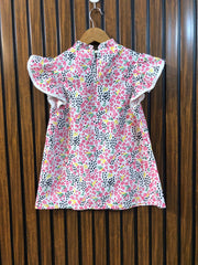 Chest 18  Lenght 21  fabric cotton silk Modern Ladies Half Sleeve Western Top