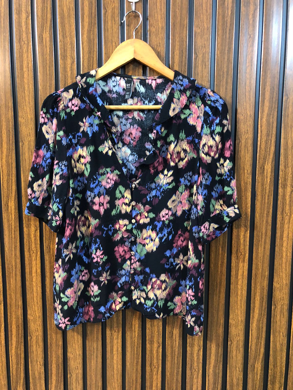 Chest 18  Lenght 21  fabric jorjet Fashion Western Wear Half Sleeve Top