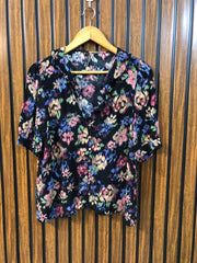 Chest 18  Lenght 21  fabric jorjet Fashion Western Wear Half Sleeve Top