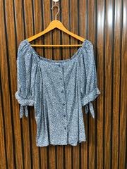 Chest 19  Lenght 23  fabric cotton Ladies Branded Casual Half Sleeve Top