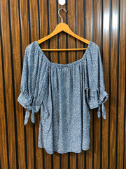 Chest 19  Lenght 23  fabric cotton Ladies Branded Casual Half Sleeve Top