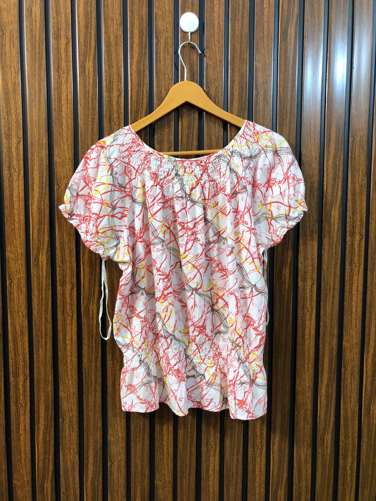 Chest 22  Lenght 22  Fabrc linen Western Branded Women’s Half Sleeve Tops