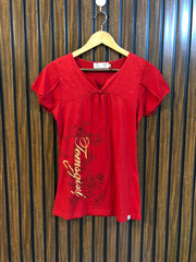 Chest 17  Lenght 25 Imported Women Fashion T-Shirts